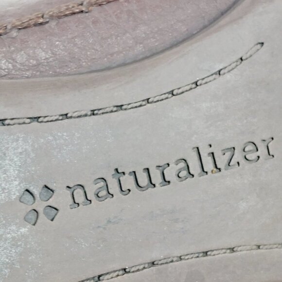 Naturalizer Causeway Brown Pebbled Leather & Suede Boots I157 - Picture 9 of 14